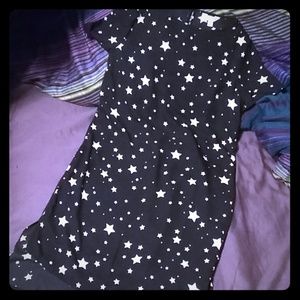 Beautiful Star Print Sheath Dress